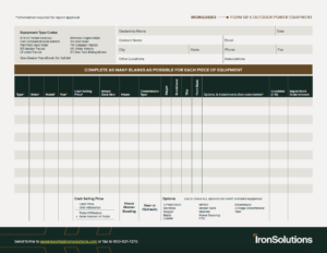 SR-5 Outdoor Power Equipment Form thumbnail